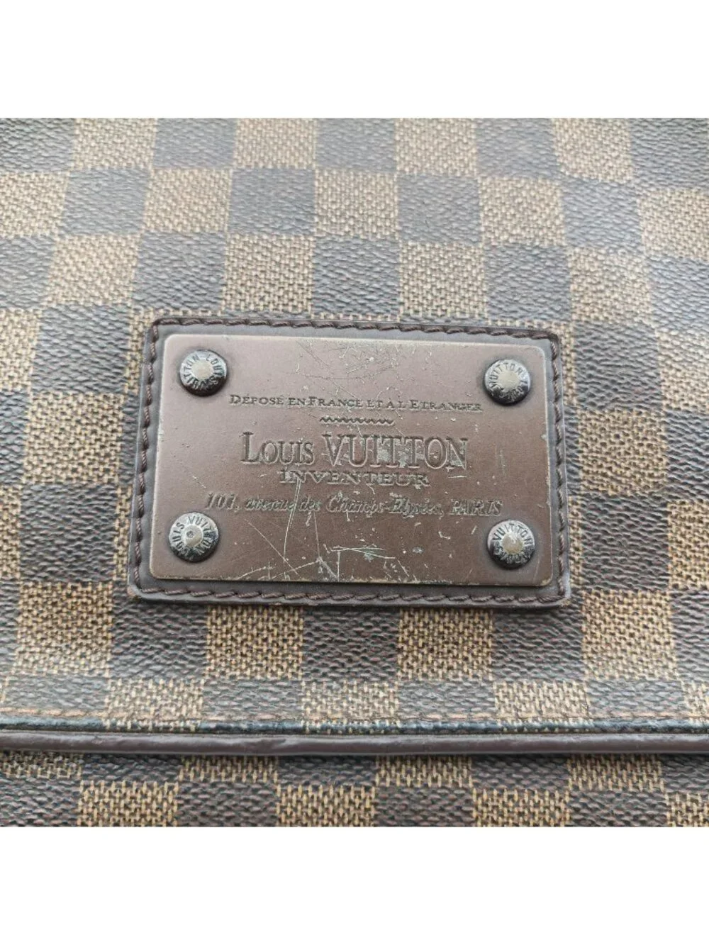 Louis Vuitton Brooklyn PM Ebene Damier Canvas Tote